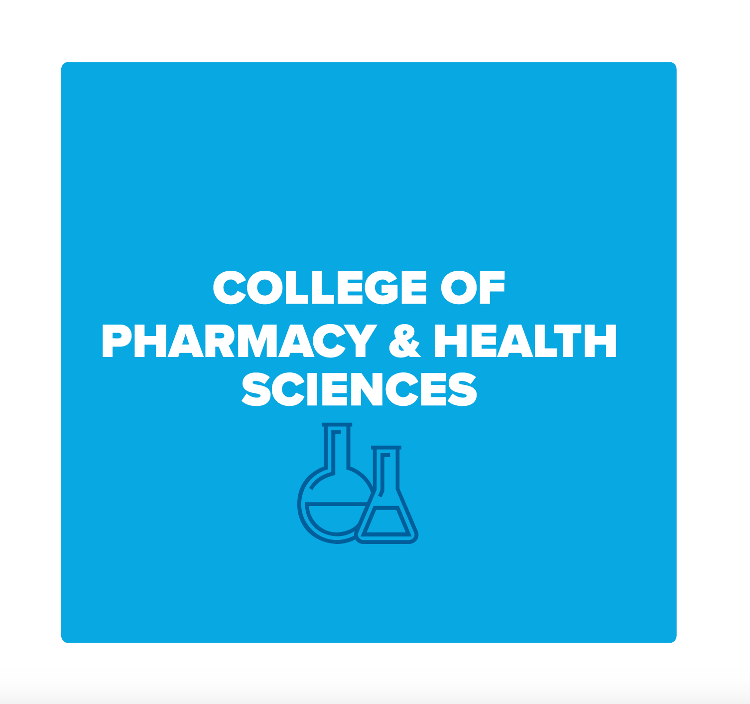 College of Pharmacy & Health Sciences Button